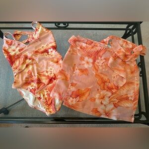Tommy Bahama Tropical Swimwear Set - 14 EUC!